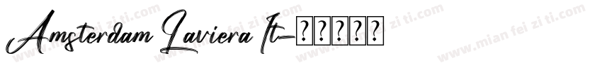 Amsterdam Laviera It字体转换